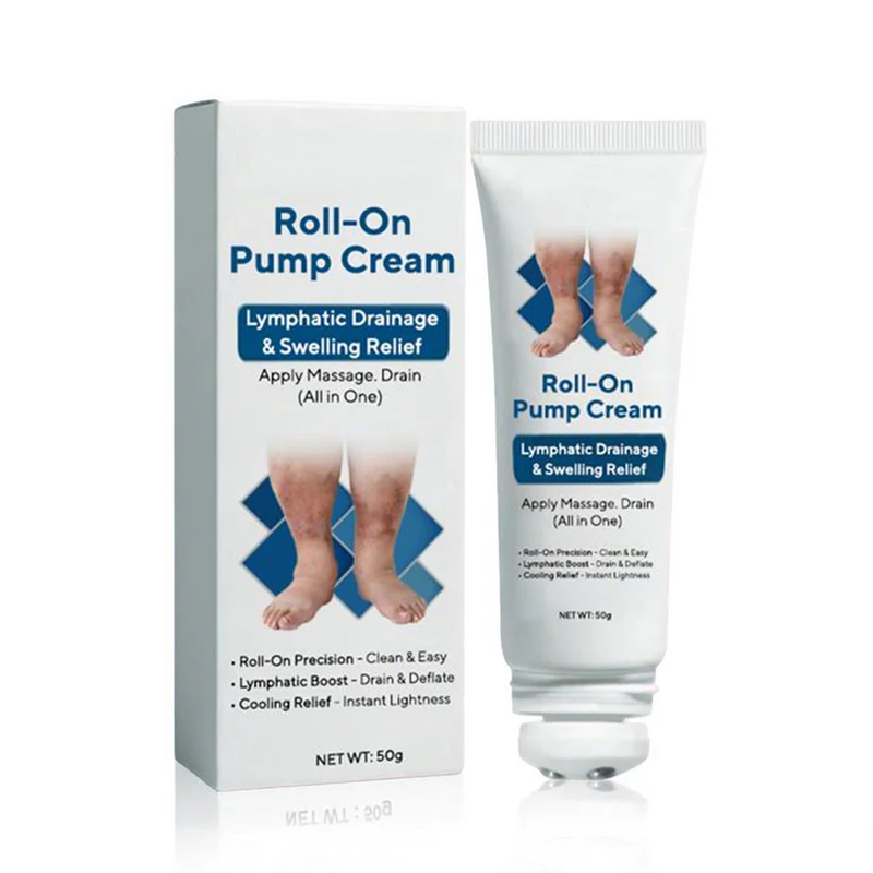Vabye® Roll-On Pump Cream for Lymphatic Drainage & Swelling Relief