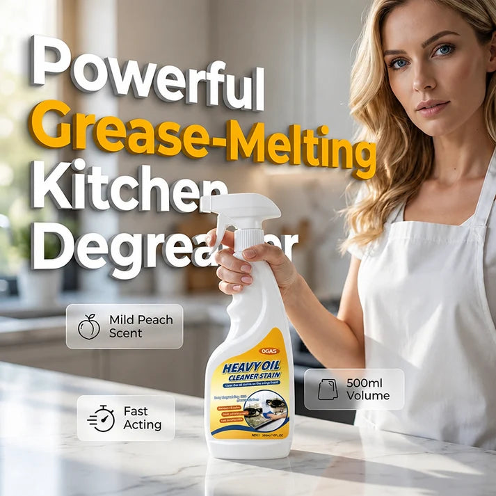 Heavy duty degreaser-Range Hood Cleaner Spray, Heavy Duty Kitchen Grease Remover for Hood Filters🧽