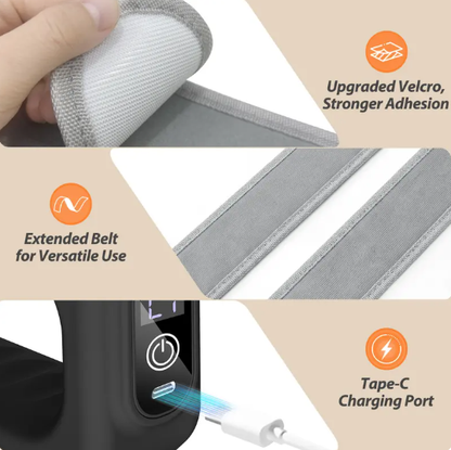 🚨AQA® Smart Fascia Massage Ring™⚡ – Cordless Waist & Back Muscle Recovery Massager⚡
