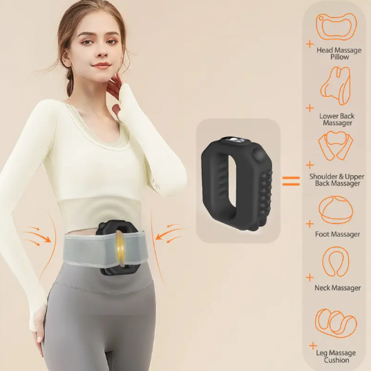 🚨AQA® Smart Fascia Massage Ring™⚡ – Cordless Waist & Back Muscle Recovery Massager⚡