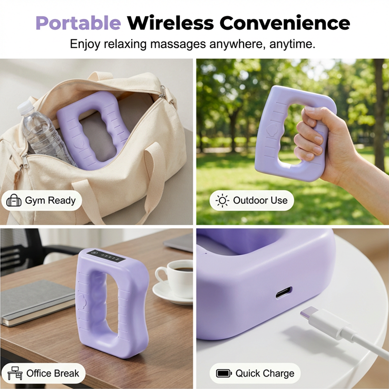 🚨AQA® Smart Fascia Massage Ring™⚡ – Cordless Waist & Back Muscle Recovery Massager⚡