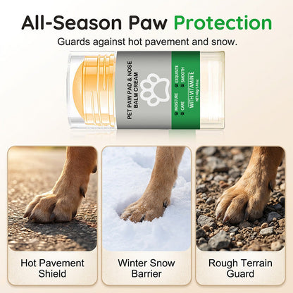🔥Hot Sale 50% OFF🔥 Moisturizing Pet Paw Balm Stick – Coconut & Beeswax, Lick-Safe, No-Mess 🐾